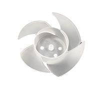 Ventilateur d'échappement 4 feuilles Pièce de rechange BC032 | Feuilles transparentes de rechange pour ventilateur domestique Accessoires moteur sèche-cheveux Petite puissance