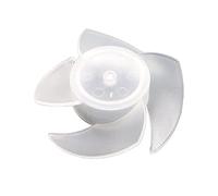 Ventilateur d'échappement 4 feuilles Pièce de rechange BC033 | Feuilles transparentes de rechange pour ventilateur domestique Accessoires moteur sèche-cheveux Petite puissance