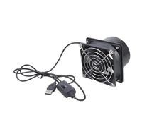 Ventilateur d'échappement à haute vitesse 3000 tr/min, design amovible, flux d'air 50 CFM, USB pour extraction de cuisine, salle de bain, ventilateur extracteur USB