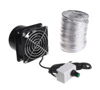 Ventilateur d'échappement: absorbeur de soudage à vitesse réglable USB de 3,1 x 3,1 x 2,6 pouces | Mini ventilateur de ventilation d'air, aspirateur extracteur Booster en ligne pour fenêtre WC,