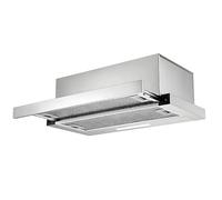 Ventilateur d'échappement de cuisine en acier inoxydable avec lumière LED et filtration à trois couches, design rétractable caché pour une ventilation efficace de la cuisson