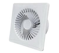 Ventilateur d'échappement de cuisine, extracteur d'air solaire 12 V avec design anti-moustiques pour mur, cuisine et salle de bain, extracteur d'air pour salle de bain