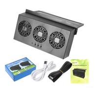 Ventilateur d'échappement de véhicule avec modes d'alimentation solaire et USB, trois trous d'aspiration et deux conduits pour une meilleure circulation de l'air et l'expulsion de la chaleur pour