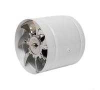 Ventilateur d'échappement domestique 2800 tr/min, ventilateur de ventilation à faible décibels avec boîtier en fer et moteur à couple élevé pour cuisine, salle de bain, cave, blanc, installation