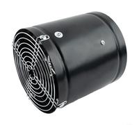 Ventilateur d'échappement industriel avec maille | Ventilateur circulaire de 15,2 cm pour salle de bain et cuisine | Ventilateur en métal haute résistance de 150 mm | Extracteur d'air efficace 40 W