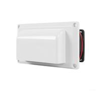 Ventilateur d'échappement latéral pour camping-car, 12 V 6 W, travail silencieux, pour camping-car, caravane, remorque, bateau, yacht (blanc)