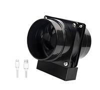 Ventilateur d'échappement portable rechargeable par USB à 3 vitesses pour réparation électronique, soudage, fumoirs, cuisine, barbecue, souffleur d'échappement