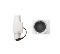 Ventilateur d'échappement silencieux 12 V pour salle de bain, chauffage, ventilateur d'échappement, mini ventilateur pour niche, grenier, armoire, armoire à chaussures (32 mm)