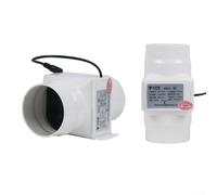 Ventilateur d'échappement silencieux 12 V pour serre, circulateur d'air à faible bruit, extracteur hydroponique, camping-car, 75 mm