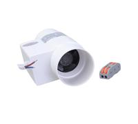 Ventilateur d'échappement silencieux 50 mm 12 W pour salle de bain, cuisine, tente de culture