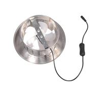 Ventilateur d'échappement silencieux de 160 mm à montage sur le toit 12 V résistant aux intempéries avec interrupteurs pour la maison, la salle de bain, la cuisine, ventilation silencieuse