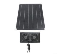Ventilateur d'échappement solaire 25 W avec étanchéité IP65 pour une utilisation par tous les temps en milieu rural et hors réseau pour les environnements extérieurs