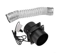Ventilateur d'échappement USB pour ventilation d'air | Moteur à bobine en cuivre 5 W à faible puissance, coque en plastique, taille compacte de 10,5 cm, ventilation pour abris de