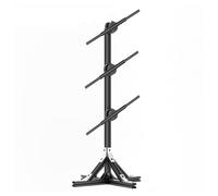 Ventilateur d'épissure 3D avec Support, projecteur d'hologramme LED, Affichage de Logo publicitaire, Lampe holographique, Cadeaux Vacances, 3 pièces, 80-45cm(3pcs 45Fan and Stand)