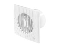 Ventilateur d'évacuation fi 100 14W 98m3/h 230V IPX4 blanc WA100T