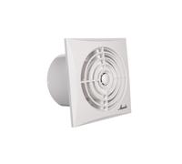 Ventilateur d'évacuation fi 100 8W 102m3/h 230V IPX4 blanc WZ100T