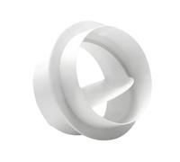 Ventilateur d'extracteur Vanne non de retour BackDaft Prevention Vilde pour le système de ventilation de tuyaux de conduite Installation de salle de bain de la cuisine blanc 110mm