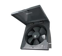 Ventilateur d'extraction 10" Ventilateur d'extraction de Cuisine Ventilateur de Ventilation à clapet pour vapeurs d'huile Domestique Ventilateur de Ventilation Puissant à 6 pales avec