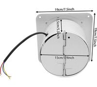 Ventilateur d'extraction, 220V, 40W moteur en cuivre, BLANC