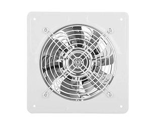 Ventilateur d'Extraction 6 Pouce Extracteur d'Air Ventilation Murale Silent pour Salle de Bain Garage Cuisine 40W 220 V Ventilo 1100m³ / H Débit d'Air et 50~60 dBA(White)