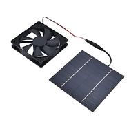 Ventilateur D'extraction à énergie Solaire 12V 10W Kit de Ventilateur de Panneau Solaire Double Ventilateurs Kit de Ventilateur de Panneau Solaire étanche pour Poulaillers Serres