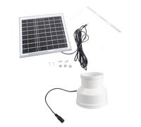 Ventilateur d'extraction à énergie solaire de 75 mm à 110 mm pour grenier, salle de bain, garage, ventilation avec câble de 5 m, panneau photovoltaïque imperméable