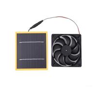 Ventilateur d'extraction à énergie solaire, ventilateur de ventilation, 12 V alimenté par panneau solaire, pour serre de poulet, circulation d'air frais