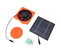Ventilateur D'extraction à énergie Solaire, Ventilateur de Ventilation à énergie Solaire en Silicium Monocristallin 20 W 5 V avec Déflecteur de Montage Kit de Ventilateur de