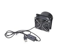 Ventilateur d'extraction à grande vitesse avec 3000 tr/min Design amovible 50 CFM Flux d'air USB Pour aspiration de cuisine, salle de bain Ventilateur d'extraction USB