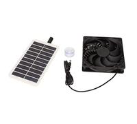 Ventilateur D'extraction à Panneau Solaire 15W, Extracteur D'air Portable à énergie Solaire pour Maisons D'animaux Domestiques, Camping-car