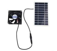 Ventilateur d'extraction à panneau solaire 30 W pour le refroidissement et la ventilation des greniers dans les maisons d'animaux domestiques, serres, écuries et cabanes dans les arbres