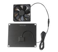 Ventilateur d'extraction à panneau solaire Montage Mural Étanche Silencieux