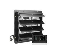 Ventilateur d'Extraction à Volets Extracteur d'Air Mural Garage Moteur EC 40,9cm