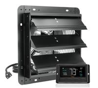 Ventilateur d'extraction à Volets-VEVOR-30,5 cm-Contrôleur de Température et d'humidité-Vitesse Variable-1500 m³/h-Serre-Garage