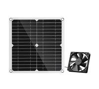 Ventilateur d'extraction d'air 12 W alimenté par panneau solaire - Ensemble de panneaux de rechange pour abri de jardin