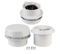 Ventilateur d'extraction d'air puissant 12 V, silencieux, for voiture, camping-car, sortie d'air latérale(Silent fan)
