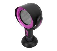 Ventilateur d'extraction de Cuisine Portable, Hotte de Bureau Compacte Alimentée par USB 5 V 8 W 2 Vitesses, Filtre Amovible à Vent pour Dortoirs (Noir Violet)