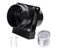 Ventilateur D'extraction De Fumeurs Avec Conduit Télescopique Opérations Rechargeables 5V Idéal Pour Les Fumées De Soudure Odeurs De Cuisine Zones Pour Animaux Domestiques Extracteurs De Tuyaux