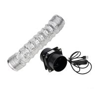 Ventilateur d'extraction de vapeur de soudure USB pour une gestion propre de l'air dans les laboratoires électroniques avec sortie 44 CFM, puissance 2,5 W et diamètre extérieur du conduit de 7,3 cm
