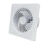 Ventilateur d'extraction, Extracteur d'air 12 V, ventilateur d'extraction haute vitesse, design anti-moustiques, extracteur d'air for cuisine, salle de bain, poulet/canard(8 in fan)