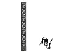 Ventilateur D'extraction Fenêtre Vertical,adapté Aux Fenêtres Coulissantes,ventilateur D'extraction Type Fenêtre,aucun Perçage Requis,rétractable 2 Pouces,convient Aux Salon black 57.1-59in/145-150cm