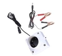 Ventilateur d'extraction haute vitesse 12 V avec tube de 50 mm de diamètre pour la ventilation d'atelier avec un flux d'air de 350 m³/heure d'admission d'air et évacuation d'air à la maison ou dans le