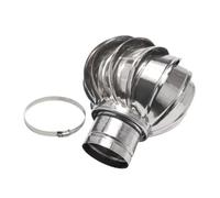 Ventilateur D'extraction Non Alimenté, Capuchon De Ventilateur Rotatif, | Résistant aux intempéries,conception rotative,acier galvanisé,for cheminées,usine, ferme, Whirlybird(200mm/8in)