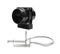 Ventilateur d'extraction portable rechargeable par USB à 3 vitesses pour réparation électronique, soudage, fumoirs, extracteur de fumeurs, LED bleu/rouge