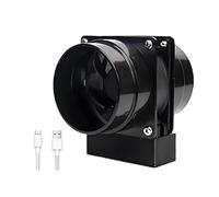 Ventilateur d'extraction portable rechargeable par USB à 3 vitesses pour réparation électronique, soudage, fumoirs, extracteur de fumeurs, LED bleu/rouge