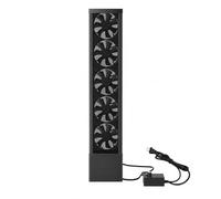 Ventilateur D'extraction Pour Fenêtre Avec Cadre Extensible, Moteur à Double Roulement à Billes à Vitesse Réglable,Installation Sans Outil, Avec Grille De Ventilation Pour La Maison black 71-81cm