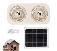 Ventilateur D'Extraction Pour Niche De Chien,Ventilateur 20W pour Poulailler - Compact Étanche Économique pour Extérieur Garage Véranda Abri Camping