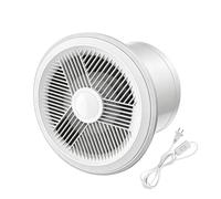 Ventilateur D'Extraction Salle De Bain,Aérateur Mural Puissant Et | Petit Extracteur d'Air | Pour Cuisine Sous-Sol Serre Maison Fenêtre Grenier Garage Bureau Chambre Salon Camping-Car Caravane