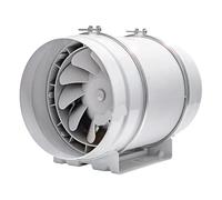 Ventilateur d'extraction silenci Ventilateur de conduit 4 pouces, ventilation, tuyau d'extraction d'air for ventilateur cuisine et salle bain pour bouche d'aération de salle de bain et toilett(6inch)