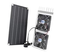 Ventilateur d'extraction solaire 10 W - Ventilateur alimenté par panneau - Extracteurs d'air de rechange - Plaque de ventilation durable